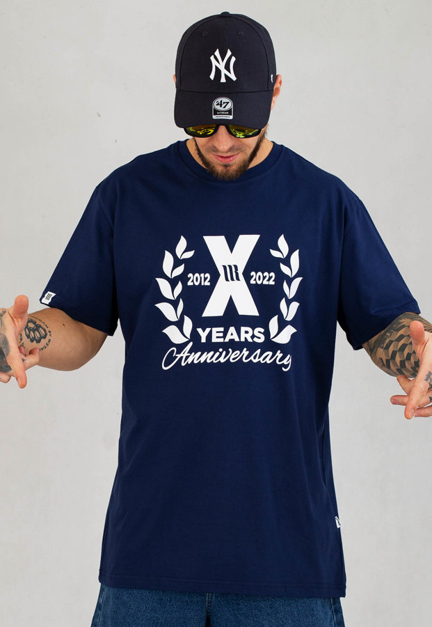T-shirt 360CLTH MRX ciemno niebieski