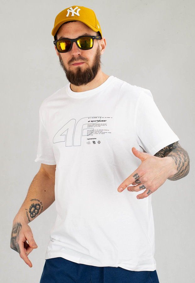 T-shirt 4F M303 biały