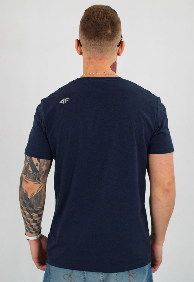 T-shirt 4F TSM002 granatowy