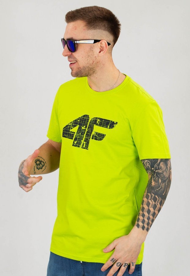 T-shirt 4F TSM012 zielony