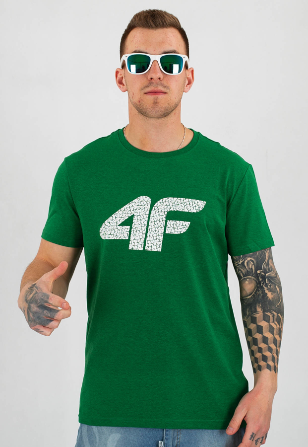 T-shirt 4F TSM020 zielony