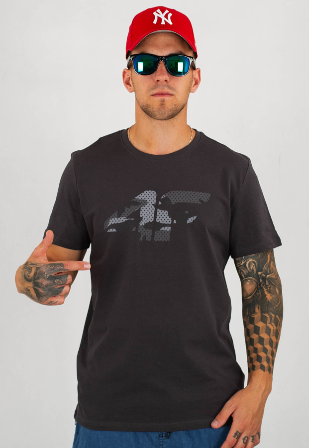 T-shirt 4F TSM077 ciemny szary