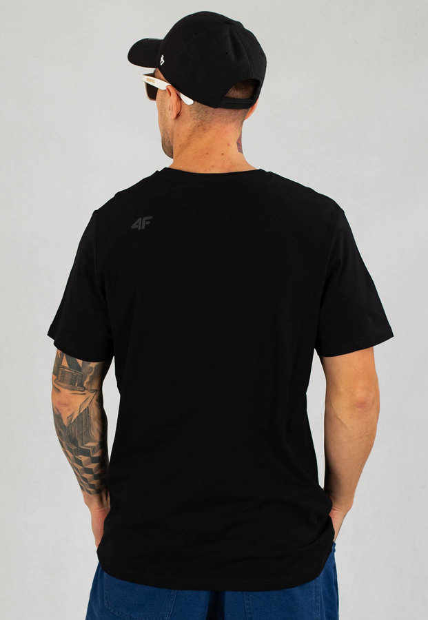 T-shirt 4F TSM353 H4Z22 czarno czarny