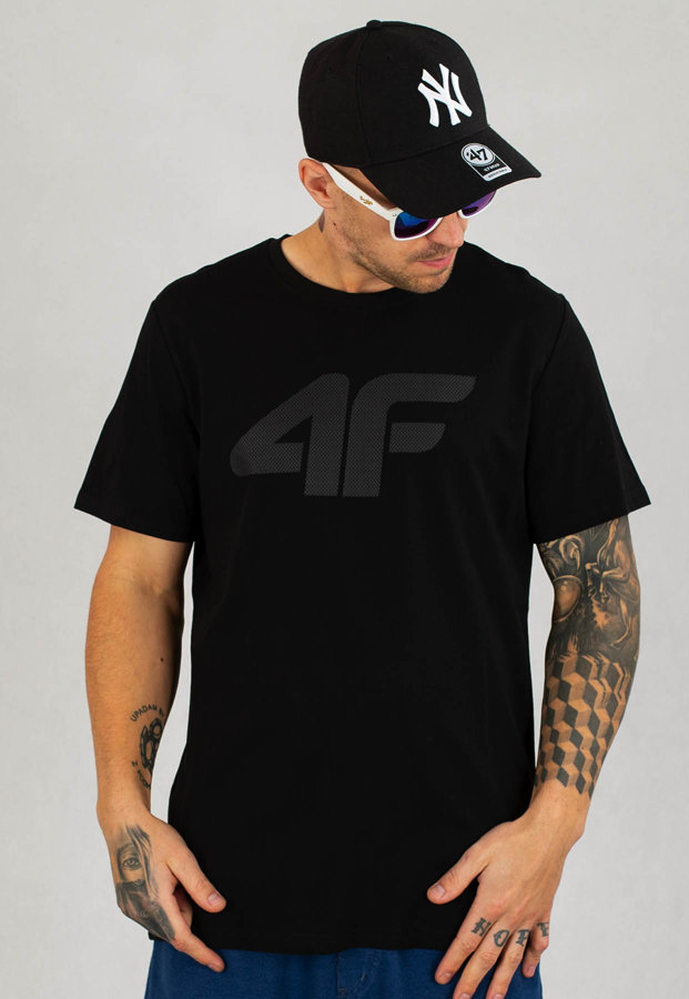 T-shirt 4F TSM353 H4Z22 czarno czarny