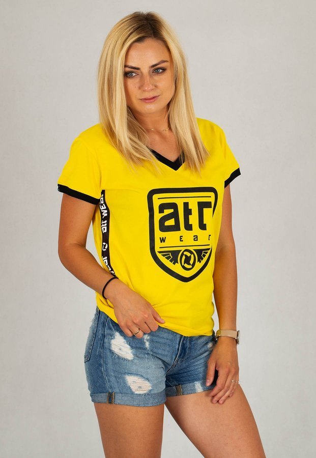 T-shirt ATR Wear ATR żółto czarny