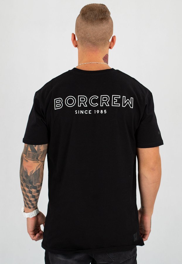 T-shirt B.O.R. Biuro Ochrony Rapu BORCrew Outline czarny