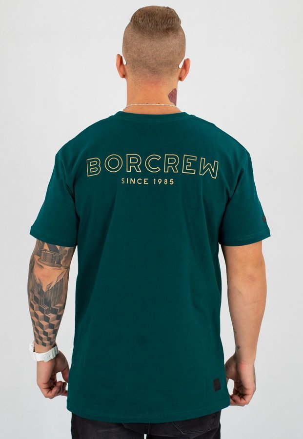 T-shirt B.O.R. Biuro Ochrony Rapu BORCrew Outline zielony