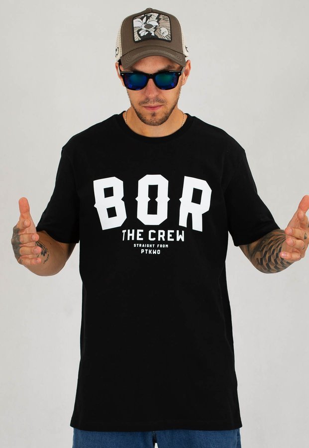 T-shirt B.O.R. Biuro Ochrony Rapu Borcrew The Crew czarna