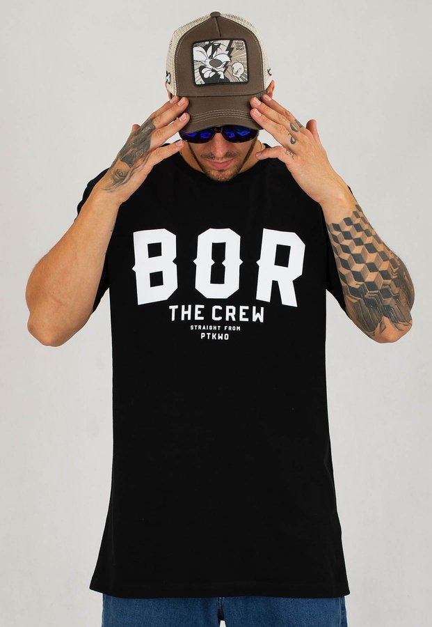 T-shirt B.O.R. Biuro Ochrony Rapu Borcrew The Crew czarna