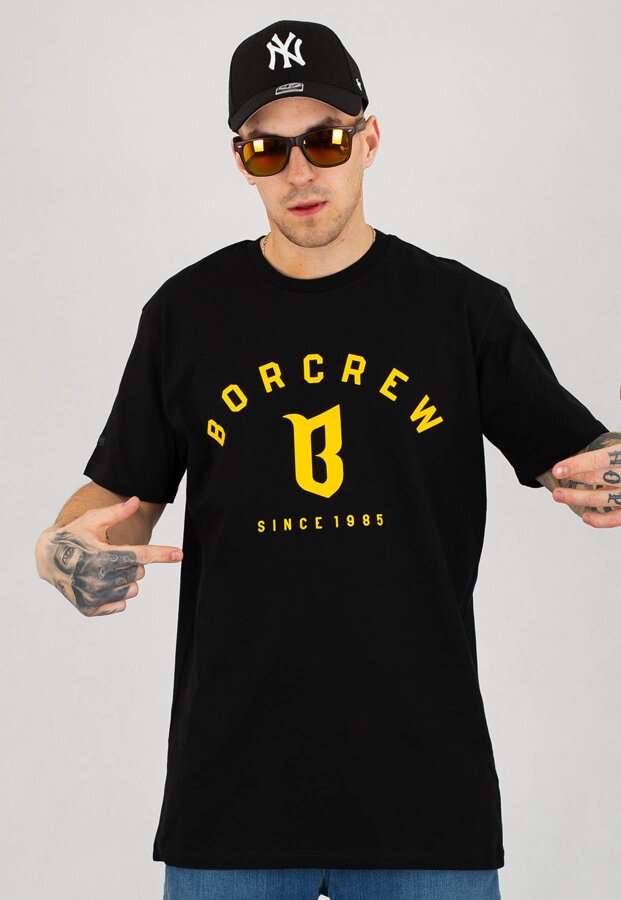T-shirt B.O.R. Biuro Ochrony Rapu Classic B czarny