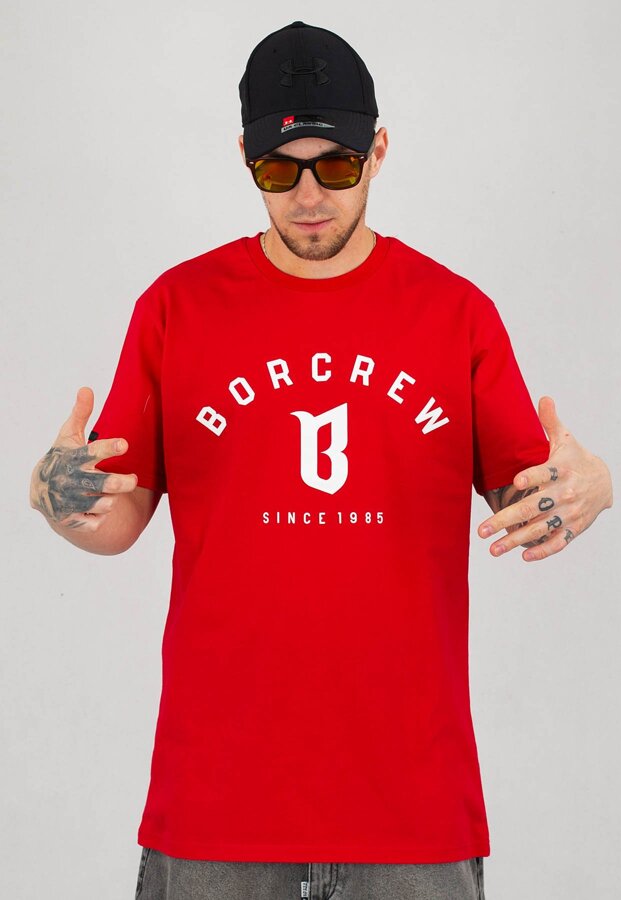 T-shirt B.O.R. Biuro Ochrony Rapu Classic B czerwony