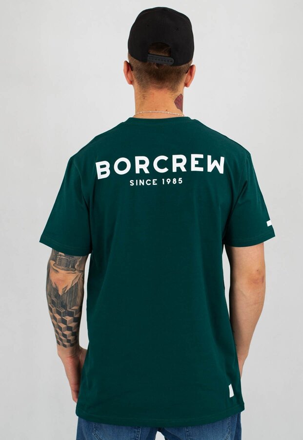 T-shirt B.O.R. Biuro Ochrony Rapu Classic BorCrew zielony