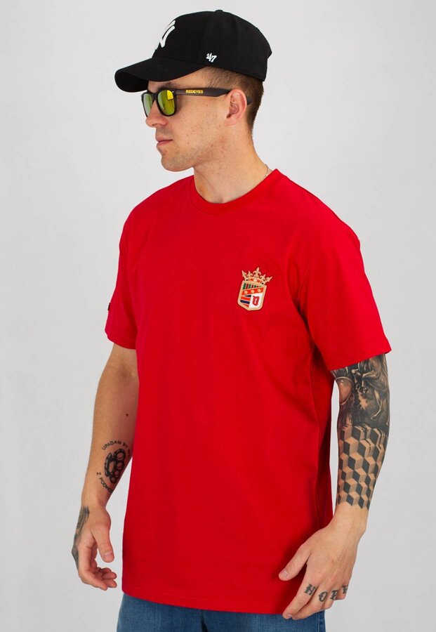 T-shirt B.O.R. Biuro Ochrony Rapu New Herb czerwony