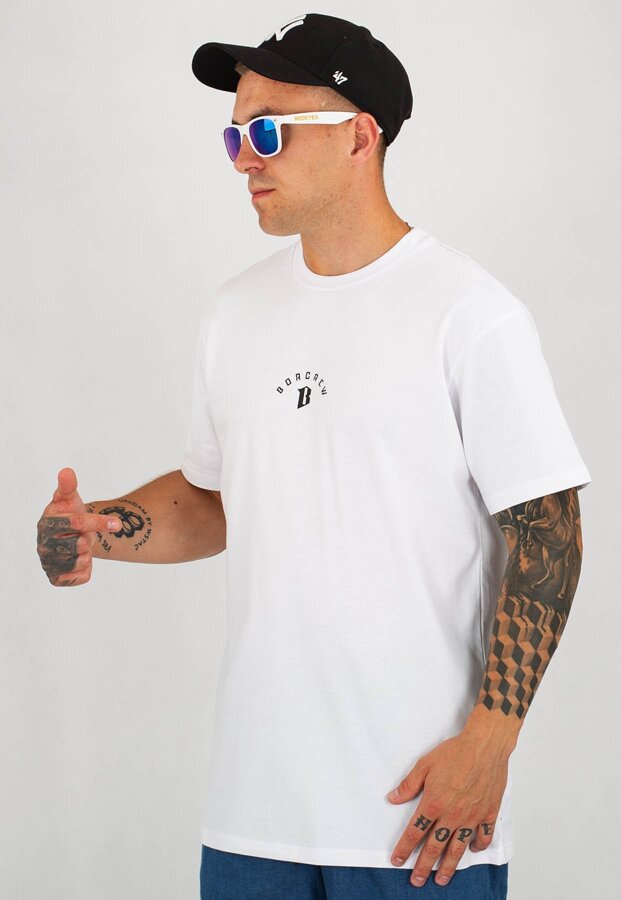 T-shirt B.O.R. Biuro Ochrony Rapu Premium One Way biały