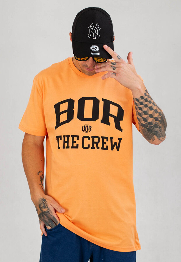 T-shirt B.O.R. Biuro Ochrony Rapu The Crew jasno brązowy