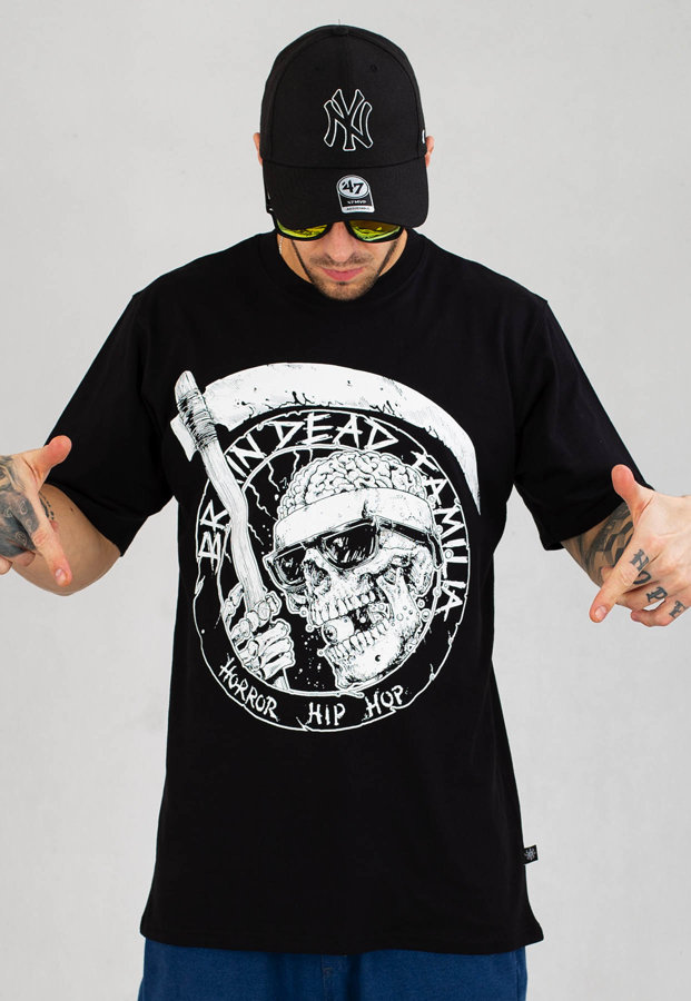 T-shirt Brain Dead Familia Death czarny