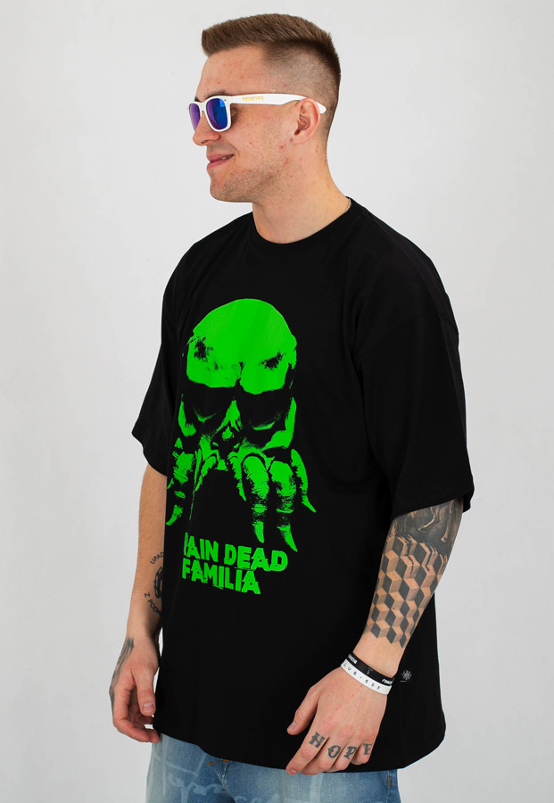 T-shirt Brain Dead Familia Maska czarny