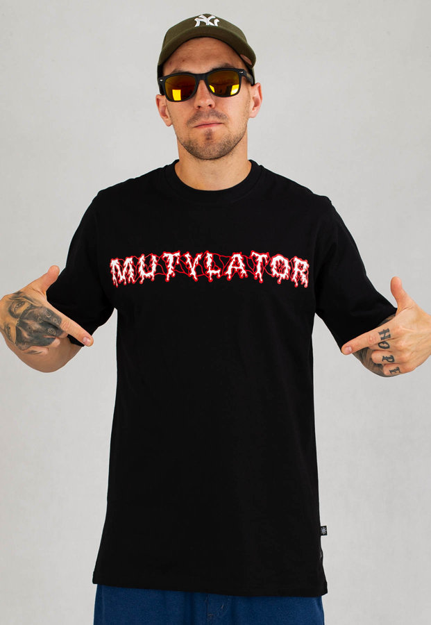T-shirt Brain Dead Familia Mutylator czarny