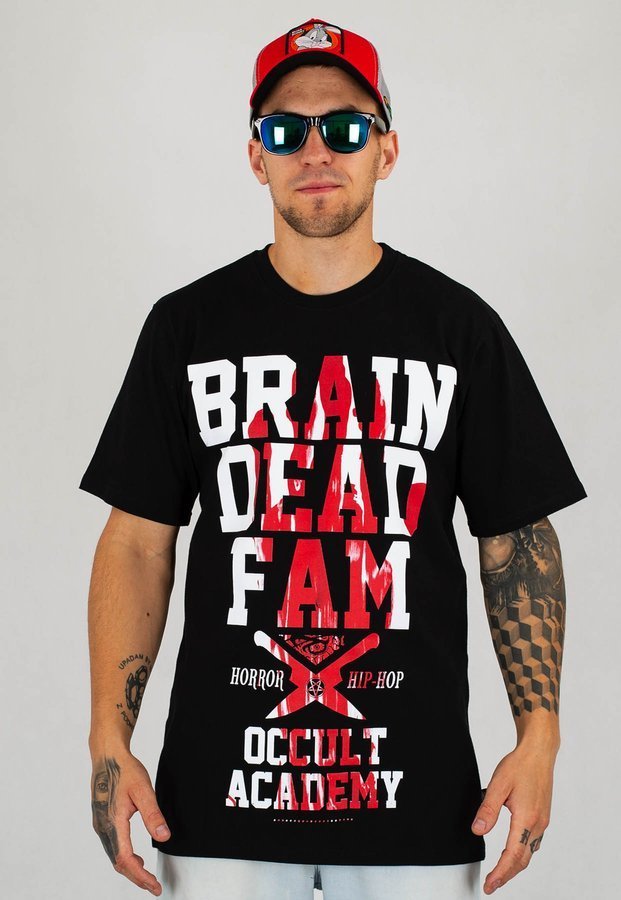 T-shirt Brain Dead Familia Occult Academy czarny
