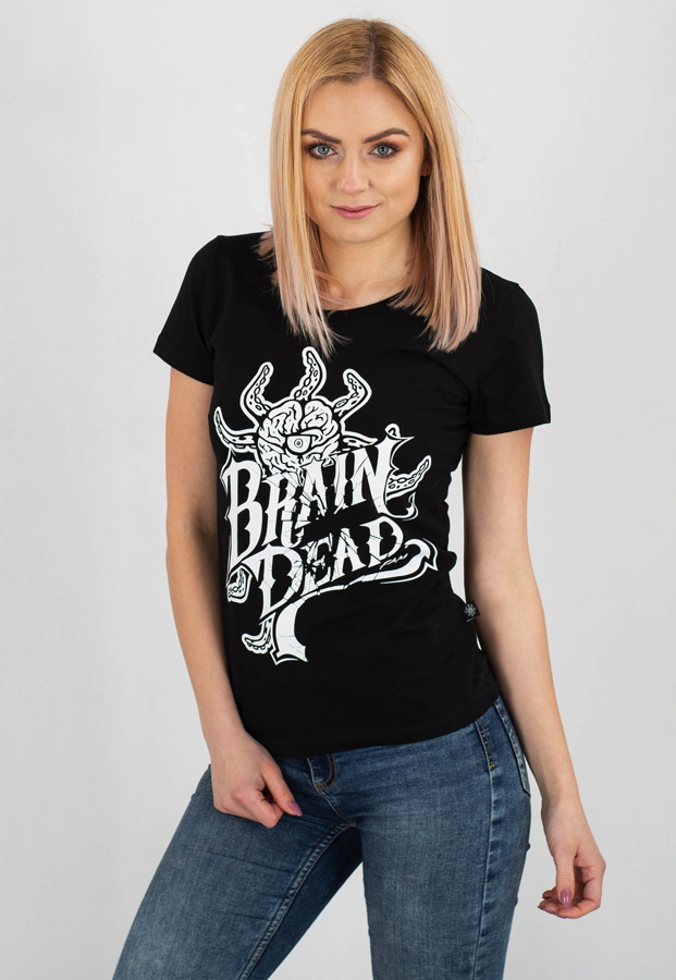 T-shirt Brain Dead Familia Occult czarny