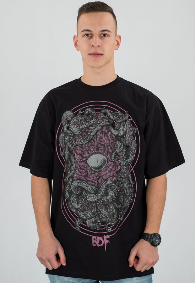 T-shirt Brain Dead Familia Octopus czarny