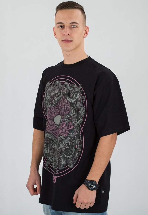 T-shirt Brain Dead Familia Octopus czarny