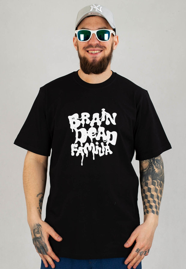 T-shirt Brain Dead Familia Toxic czarny