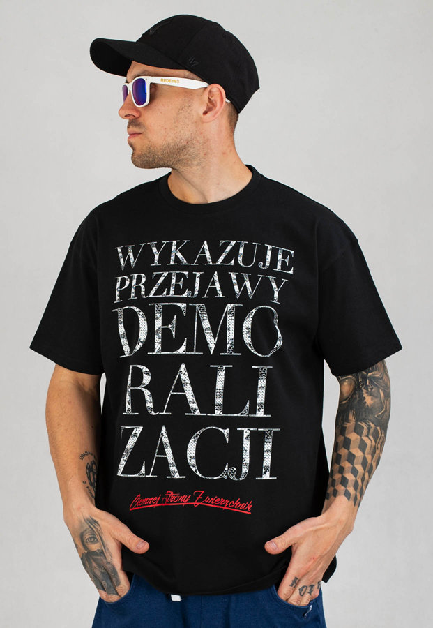 T-shirt Chada Demoralizacja czarny