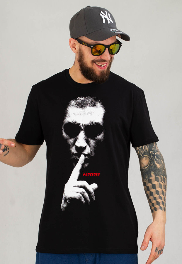 T-shirt Chada Hush czarny