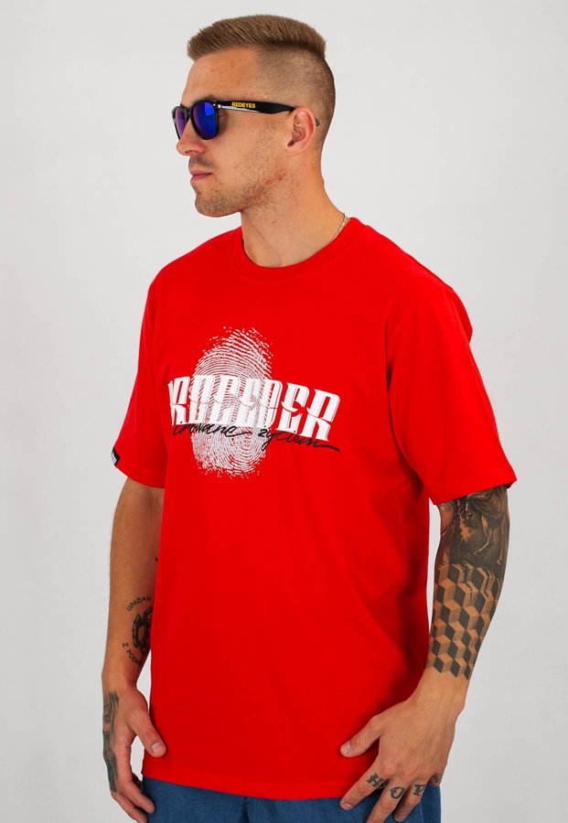 T-shirt Chada Inspirowany czerwony