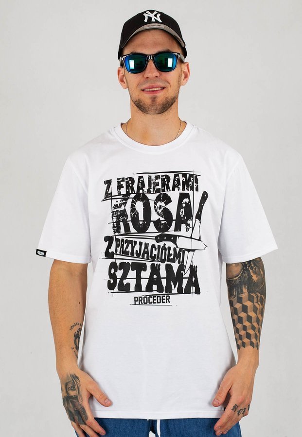 T-shirt Chada Kosa biały