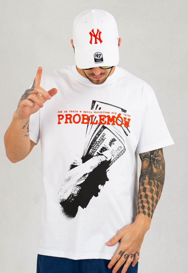 T-shirt Chada Problem biały