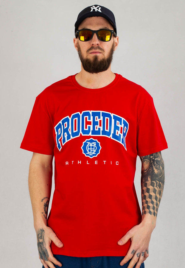 T-shirt Chada Proceder Athletic czerwony
