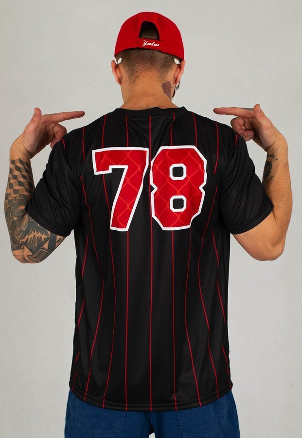 T-shirt Chada Proceder Baseball czarny