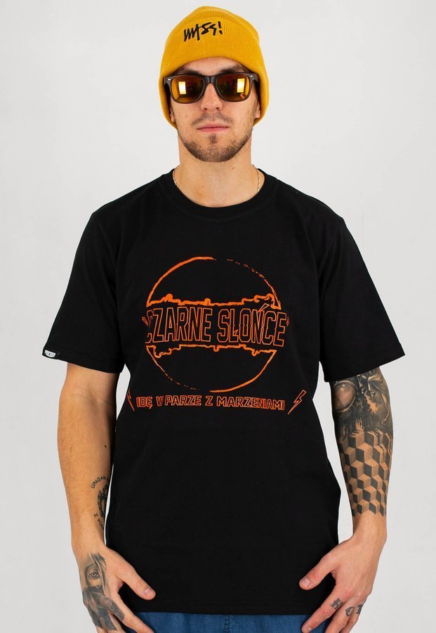 T-shirt Chada Proceder Czarne Słońce czarny