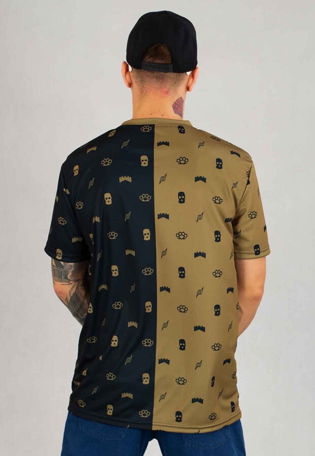 T-shirt Chada Proceder GL Pattern Split czarno złoty
