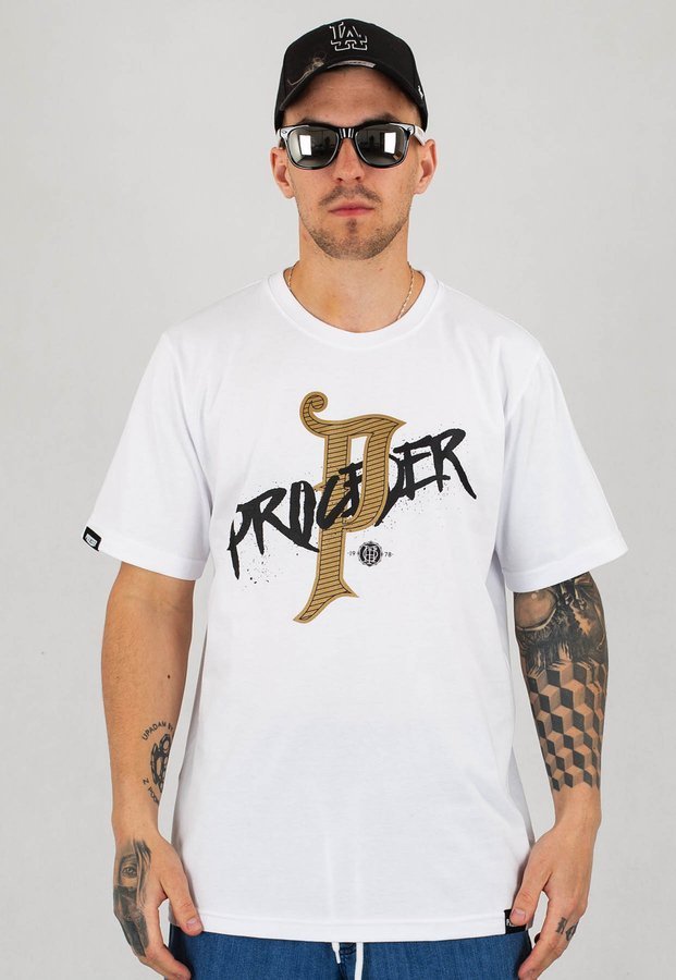 T-shirt Chada Proceder Gold Pe biały