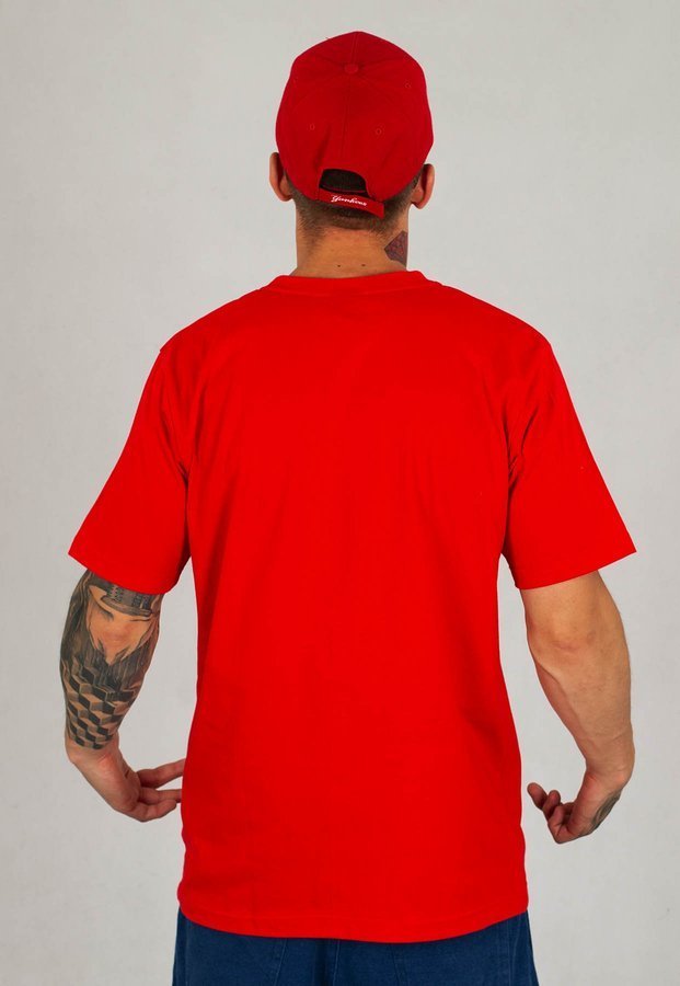 T-shirt Chada Proceder Monogram czerwony