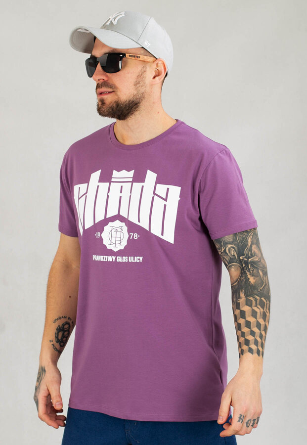 T-shirt Chada Proceder fioletowy