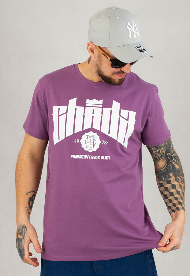 T-shirt Chada Proceder fioletowy