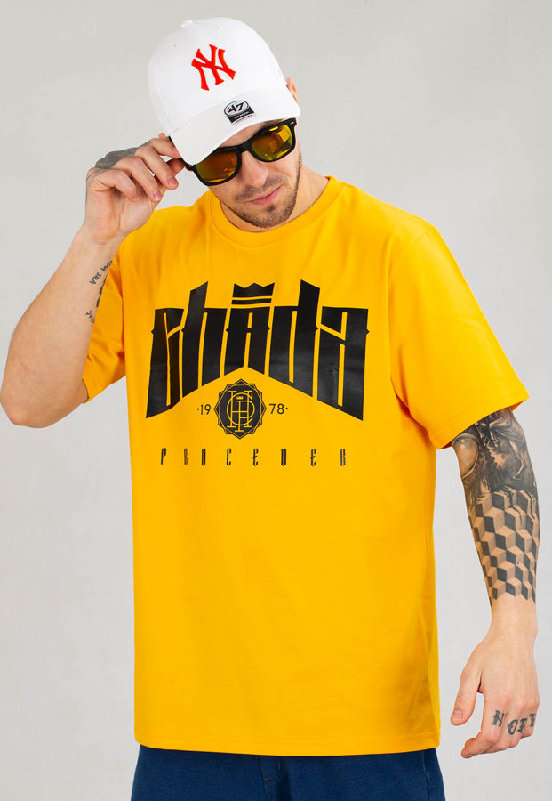 T-shirt Chada Proceder żółty