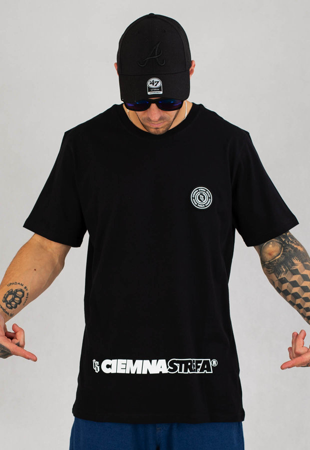 T-shirt Ciemna Strefa Below czarny