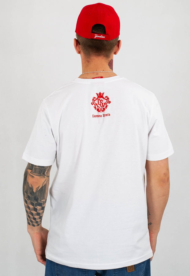 T-shirt Ciemna Strefa CS 3D Neon biały
