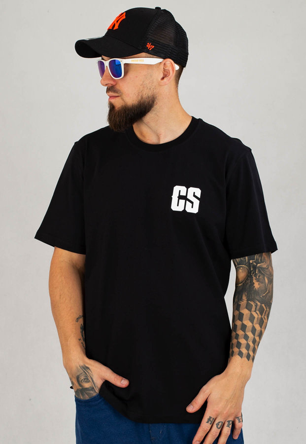 T-shirt Ciemna Strefa CS Face czarny