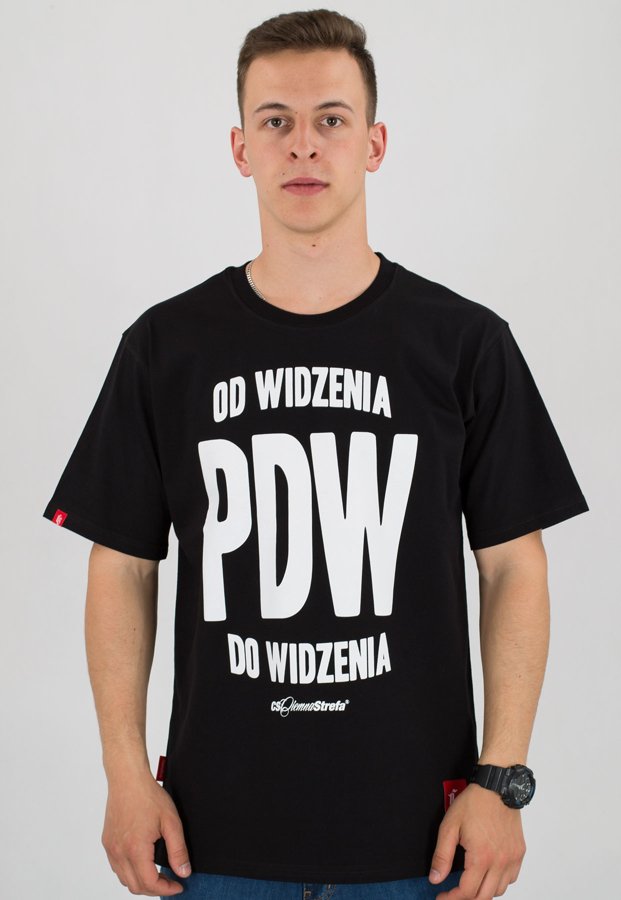T-shirt Ciemna Strefa CS PDW czarny