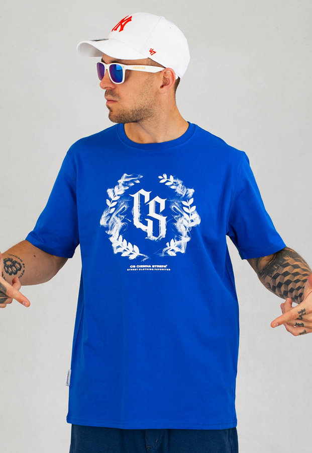T-shirt Ciemna Strefa CS Smoke niebieski