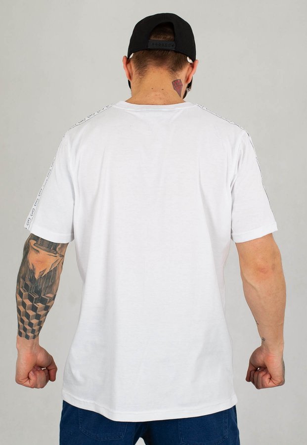 T-shirt Ciemna Strefa CS Taśma New biały