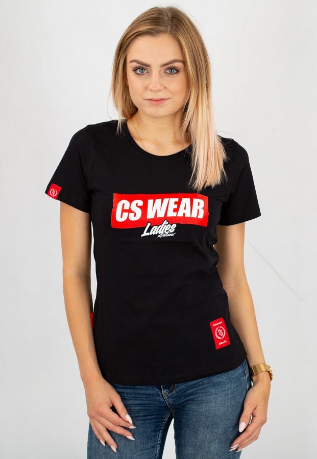 T-shirt Ciemna Strefa CS Wear Sticker czarny
