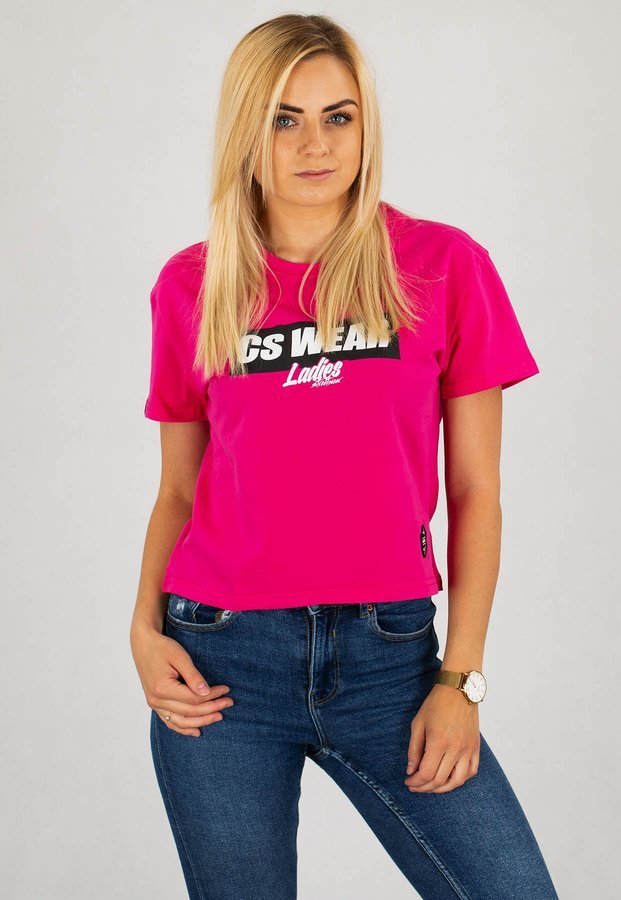 T-shirt Ciemna Strefa CS Wear różowy