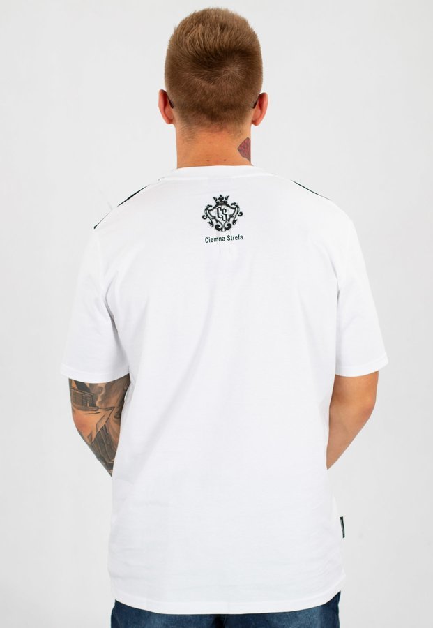 T-shirt Ciemna Strefa Classic biało czarny